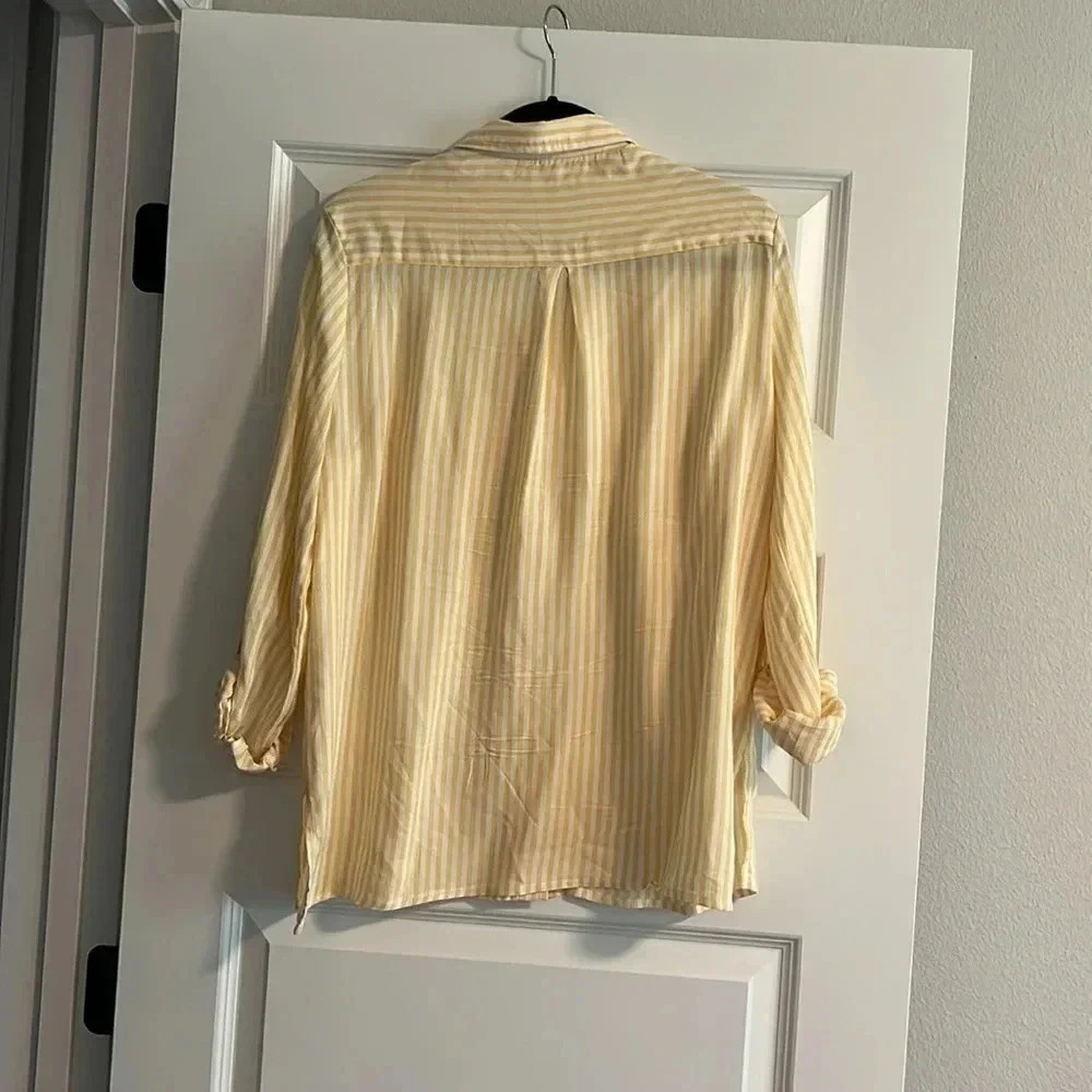 Love tree striped button down​ - Picture 7 of 7